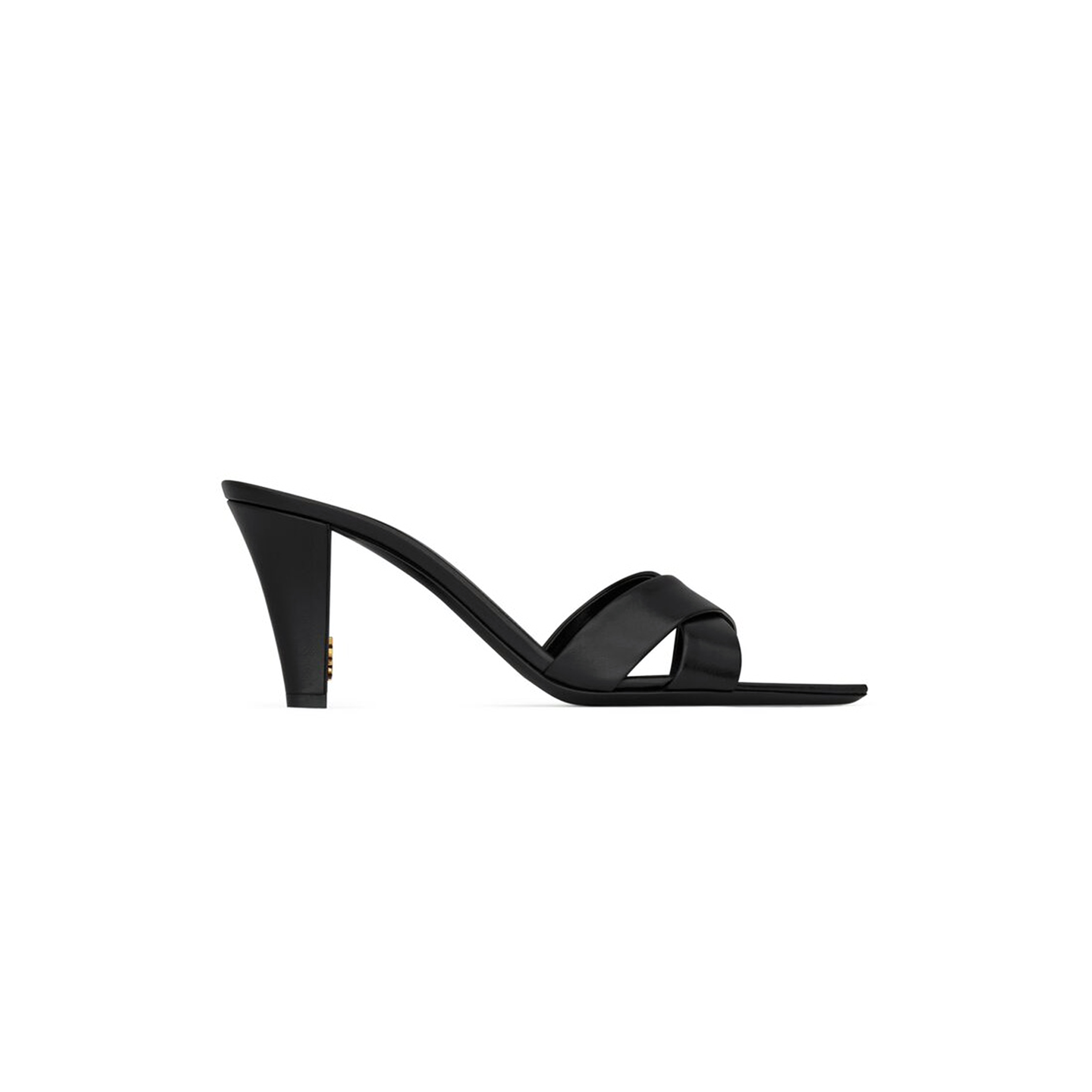 YSL JILL MULES IN SMOOTH LEATHER 825257AACSY1000